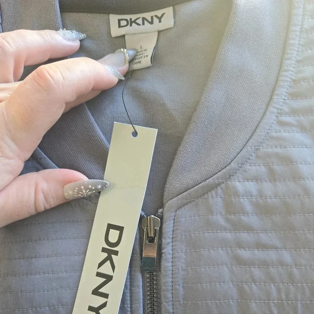 DKNY mens  zip sport coat new